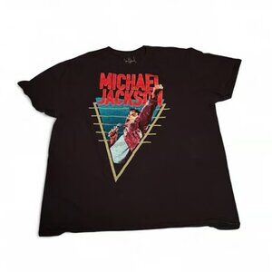 Michael Jackson Black Graphic T-Shirt